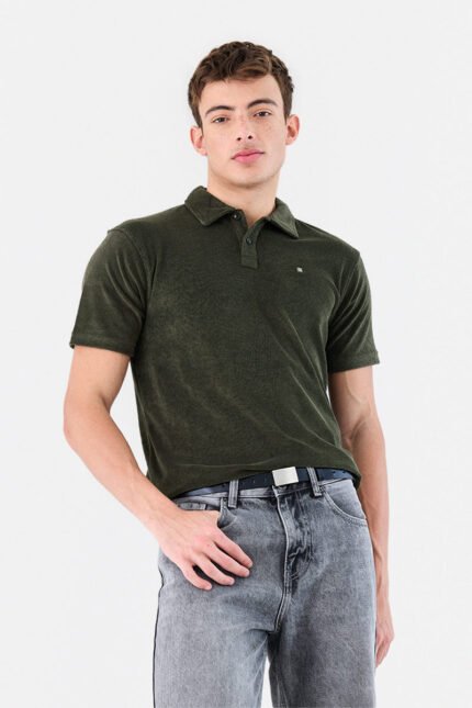 Regular Fit Olive Polo T-Shirt